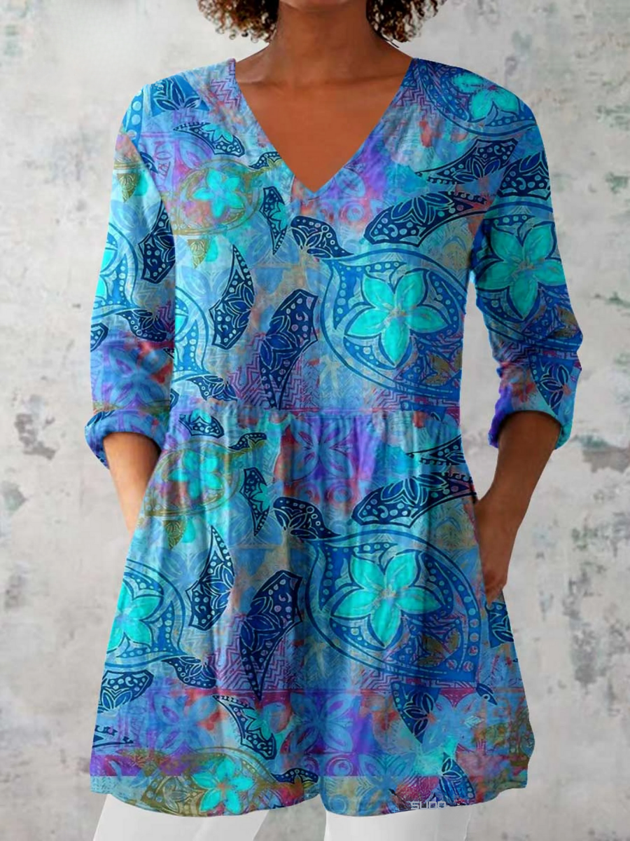 Blouse V-neck