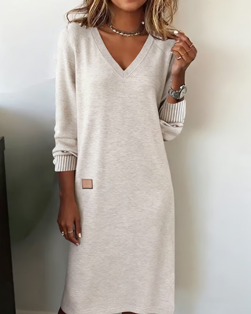 Lunara | Cozy Minimalist Knit Dress