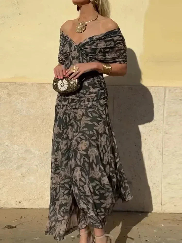 Hayden™ Floral V-Neck Maxi Dress