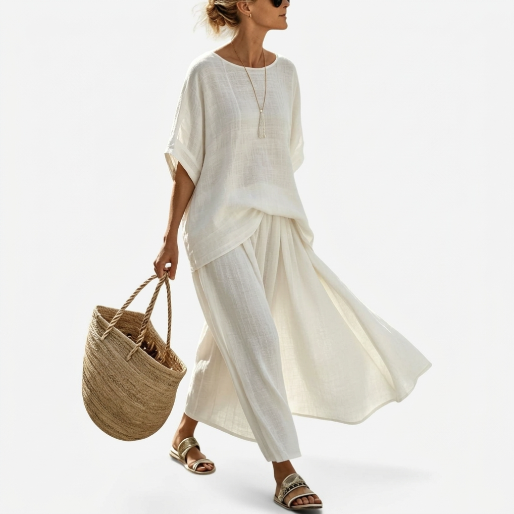 Margot™ Relaxed Top and Wide Skirt Set
